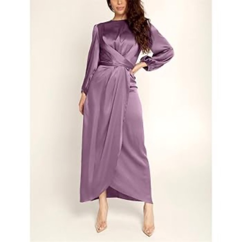 Elegant Purple Women's Dress